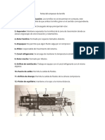 Partes del compresor de tornillo