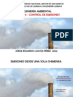 Ia - Semana 9 - Control de Emisiones - Calculos Básicos y Diseño de Chimeneas (2022)