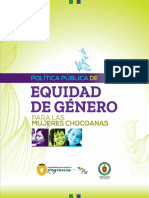 7674 Politica Publica de Equidad de Genero para Las Mujeres Chocoanascorrec 2019