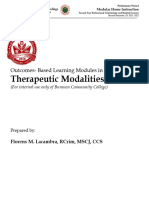 Therapeutic Modalities Prelim - 071024