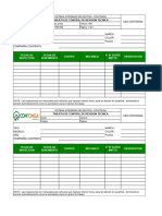 SSO-For-006 Tarjeta de Control de Revision Tecnica