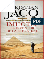 Imhotep, El Inventor de La Eternidad - Christian Jacq