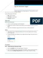 Identifying The Resolution Stages