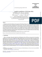 Visual and Cognitive Predictors of Driving Safety