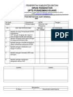 Form Audit Internal PKM Kijang