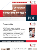 Hemocomponentes ISSSTE