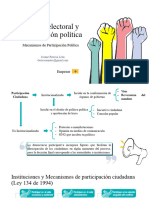 Mecanismos Participación Política