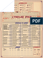 Cthulhu Pulp - Ficha em PortuguÃ S - AutoCalc (Final)