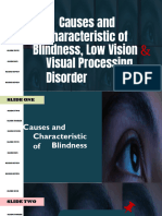 Causes and Characteristics of Blindness, Low Vision, and Visual Processing Disorder