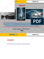 03 Fisica II - Sem 4 - 1,2 Corriente Electrica, Circuitos de Corriente Directa.