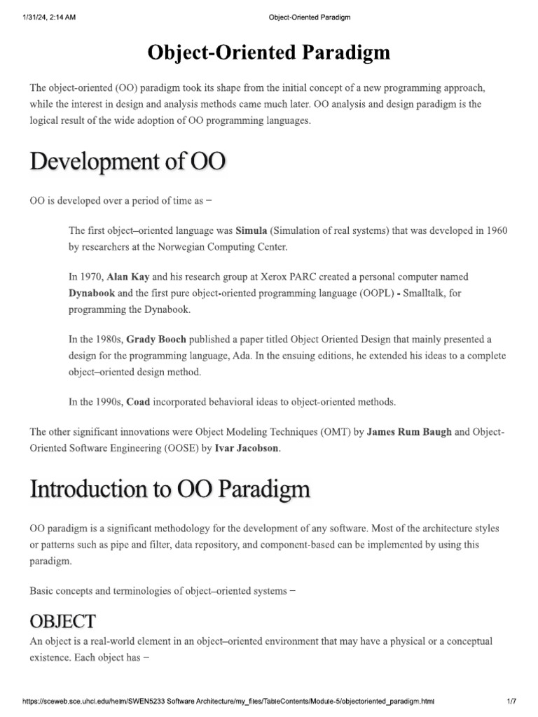 Very Good OOA and OOD | PDF