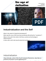 The SELF in The Midst of Industrialization