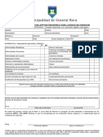 Municipalidad de General Roca: Certificado Medico de Aptitud Psicofísica para Licencia de Conducir