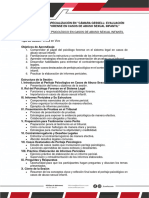 Ruta de Aprendizaje - Peritaje Psicológico en Casos de Abuso Sexual Infantil