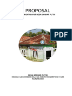 Proposal Hut Bandar Putih PDF