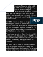 Historia de Enzo Ferrari