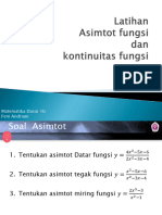 Latihan Asimtot Dan Kontinuitas Fungsi