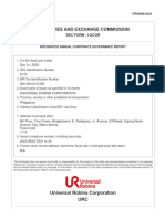 PSE Disclosure Form I-ACGR - Integrated Annual Corporate Governance Report
