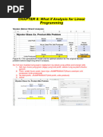 CHAPTER 8: What If Analysis For Linear Programming