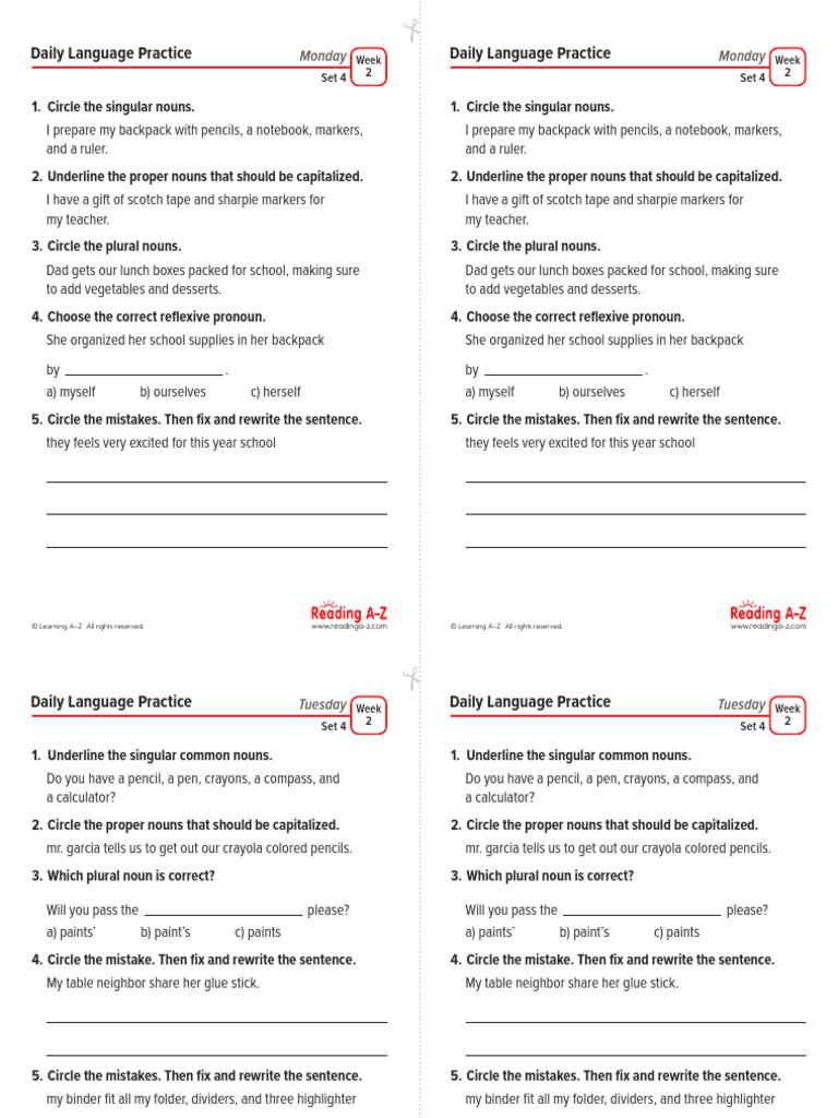 English Week 2 | PDF | Grammatical Number | Plural