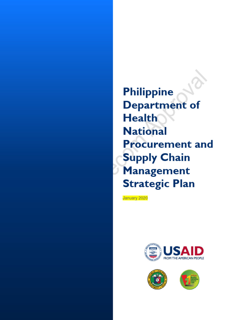 Philippine PSCM Strategic Plan 2020 | PDF | Procurement | Strategic ...
