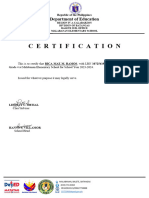 Certificate of Enrolment