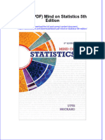 Full Download Ebook PDF Mind On Statistics 5th Edition PDF