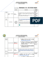 Cuadro de Actividades 1°