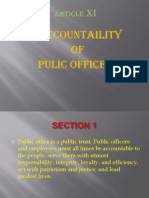 Accountaility OF Pulic Officers: Article