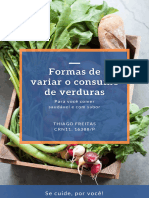 E-Book Formas de Variar o Consumo de Verduras
