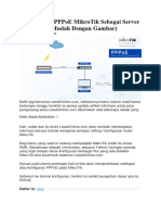 Cara Setting PPPoE MikroTik Sebagai Server Dan Client