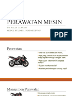 Modul 1 Pendahuluan MK Perawatan Mesin 2019