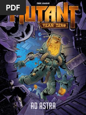Libro De RPG Mutant: Year Zero - Ad Astra - Módulo De Campaña De Ciencia Ficción - Tapa Dura