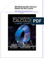 Full Download Ebook PDF Multivariable Calculus 11th Edition by Ron Larson PDF