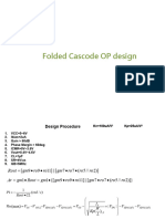 Folded-Cascode OP Design