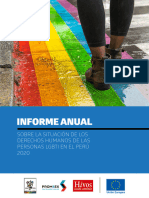 Informe Anual de Derechos Humanos de Personas LGBTI2020