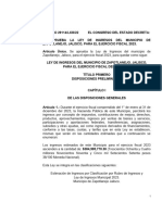 Ley de Ingresos Del Municipio de Zapotlanejo, Jalisco para El Ejercicio Fiscal 2023-200123