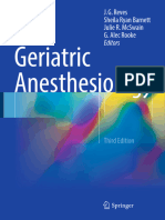 Geriatric Anesthesiology 3ed 2018