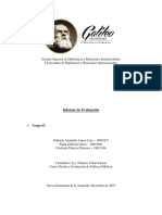 Informe de Evaluación