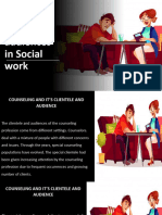 Lesson#7 Clientele, Audiences in Counseling and Counselors Work Setting