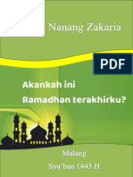 Akankah Ramadhan Ini Terakhir