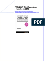Full Download Ebook PDF NSW Civil Procedure Handbook 2019 PDF