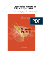 Full Download Ebook PDF Numerical Methods 4th Edition by J Douglas Faires PDF