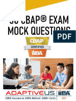 Free CBAP Mock Questions + CBAP Exam Info - Mar 2022 Edition