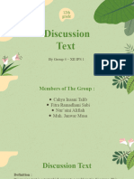 Discussion Text by Group 4 XII IPS 1