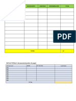 Formato de Arqueo de Caja