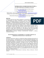 Liderança Transformacional Em Processos de Tutoria