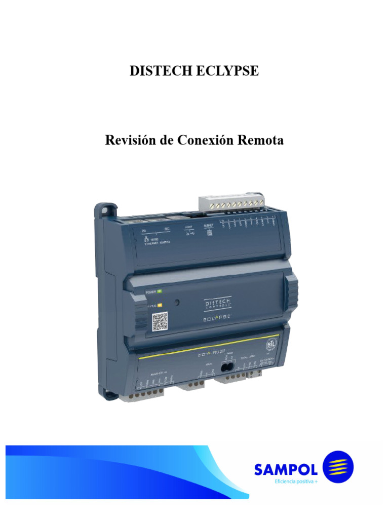 DISTECH ECLYPSE Conexion A Equipo | PDF