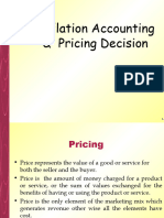 Inflation Accouning Pricing-Decision