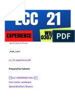 LCC 21 Experience PDF Prepared by Hakeem Bhai-1